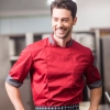 summer 3/4 length sleeve restaurants chef uniform chef jacket