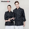 special cookware print baker coat chef jacket restuarant uniform