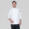 upgrade europe design chef jacket chef coat large size Color unisex white