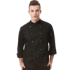 upgrade europe design chef jacket chef coat large size Color unisex black