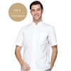 short sleeve single-breasted restaurant bread baker workswear chef coat Color men short sleeve