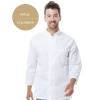 short sleeve single-breasted restaurant bread baker workswear chef coat Color men long sleeve