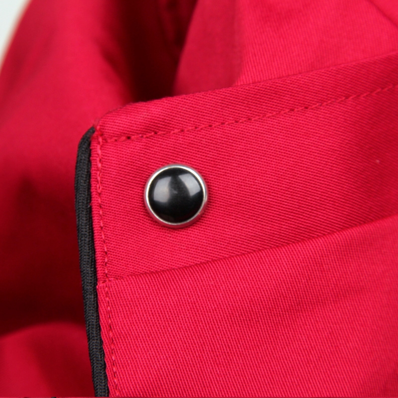 long sleeve side opening unisex chef cooking uniforms for restaurant kitchen