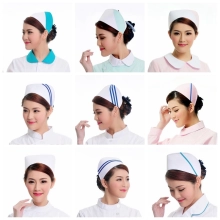 2015 fashion high quality nurse hat cap,multi designs