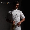 summer sideway collar chef jacket chef uniform