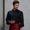 fashion invisible button chef uniform coat bread shop uniform