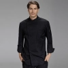 fashion invisible button side opening chef manager jacket chef uniform