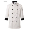 contrast cuff fashion chef uniform jacket coat