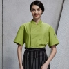 short sleeve chef school coat student uniform chef jacket