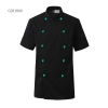 short sleeve summer candy clothing button chef uniform chef jacket