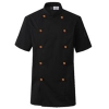 short sleeve summer candy clothing button chef uniform chef jacket