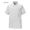 fashion Korean cuisine chef jacket uniform Color unisex white coat