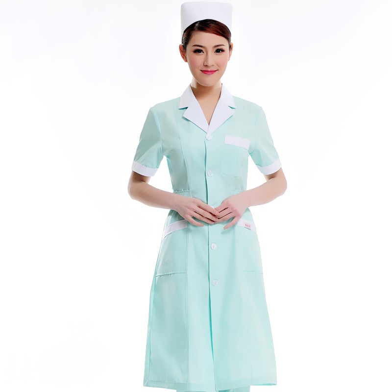 thin fabric Nurse Medical School experiment coat unifom JX81
