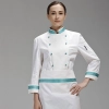 brand long sleeve  chef  coat uniforms design for female chef