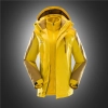 fashion good quality Interchange Jacket outdoor coat Color women yellow