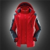 fashion 3-in-1 Winter Jacket outdoor jacket Color women red