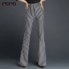 Europe fashion young lady trousers flare pant