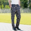 fashion cookware ice cream print cotton chef pant trousers Color ice cream chef pant