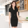 short sleeve business women uniform women skirt suits