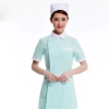 white collar short sleeve long coat for nurse hospital doctor Official Authentic High Cost-Performance