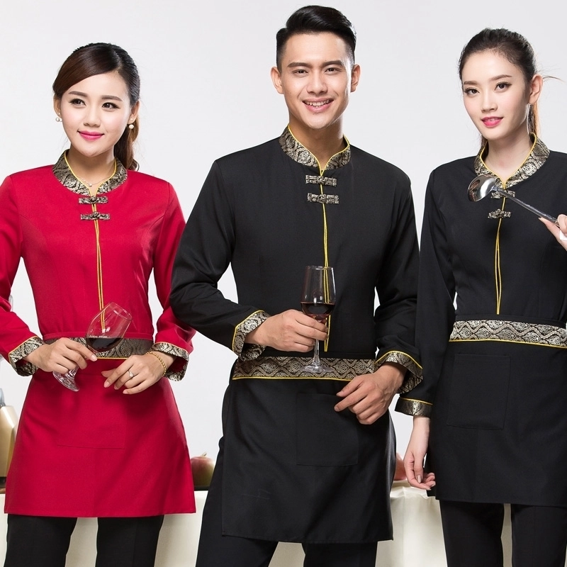 summer design resort hotel waiter shirt + apron