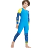 cute girl zipper printing dive wetsuit swimwear