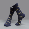 casual hat print cotton socks unisex design