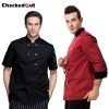 hote sale,autumn long sleeve large size Europe kitchen chef cook uniform coat