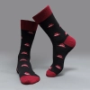 casual hat print cotton socks unisex design