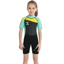 girl children  wetsuit diving swimwear