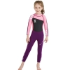 long sleeve anti UV slim fit children boy  wetsuit swimming suit