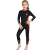 long sleeve one-piece girl  children wetsuit swimming suit swimwear Color color 1