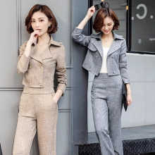 fashion casual pant  suits  office work wear