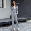 fashion casual pant  suits  office work wear Color Light Blue