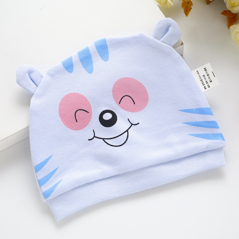 cotton dual ears face newborn infant hat wholesale Factory Wholesale