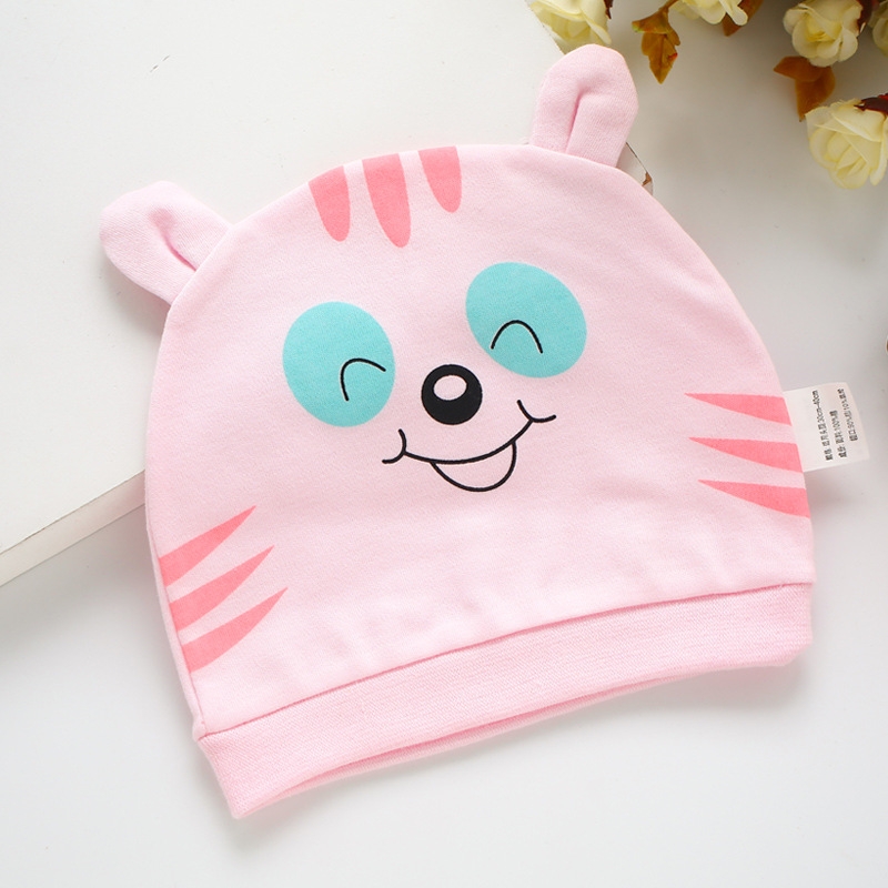 cotton dual ears face newborn infant hat wholesale Factory Wholesale