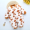 high quality cotton Camouflage printing thicken infant rompers clothes