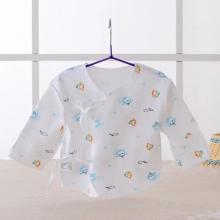 combed cotton comfortable printing newborn coat tops