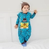 cartoon printing lion baby romper kid clothes