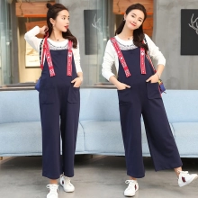 casual loose comfortable pregnant women pant maternity jumpsuit