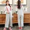 casual loose comfortable pregnant women pant maternity jumpsuit Color Light Gray