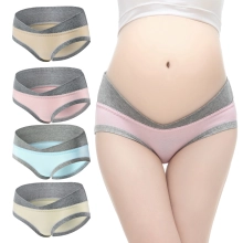 gray hem healthy pregnant panties maternity underwear