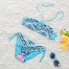 halter two piece bikini set children girl swimwear