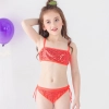 fashion Sequins little girl kid swimwear bikini two piece set