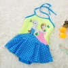 carton girl printing little girl teen swimwear Color color 3