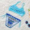 2022 new  Bohemia printing little girl teen swimwear bikini Color color 3