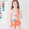 2020 new  Frozen character print little girl teen swimwear