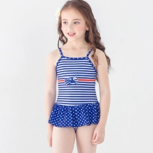 lovely bow stripes printing little girl  bikini swimwear swimsuit