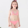 candy flower printing little girl bikini teen  swimwear swimsuit Color color 1