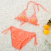 candy flower printing little girl bikini teen  swimwear swimsuit Color color 3